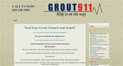 Desktop Screenshot of grout911.com