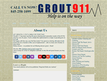 Tablet Screenshot of grout911.com